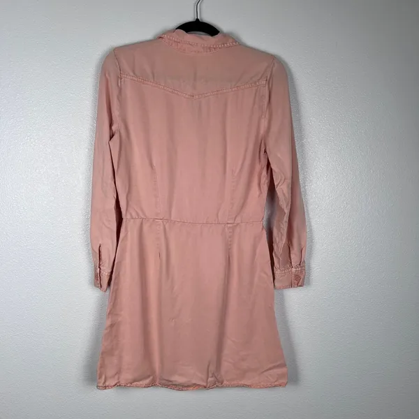 Young Fabulous & Broke Women's Button Up Shirt Dress Sz S - Image 6