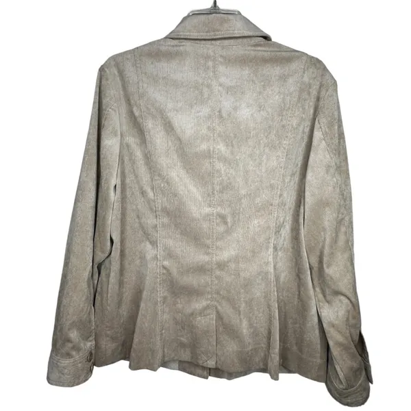 Croft &‎ Barrow Tan Corduroy Jacket - Image 3