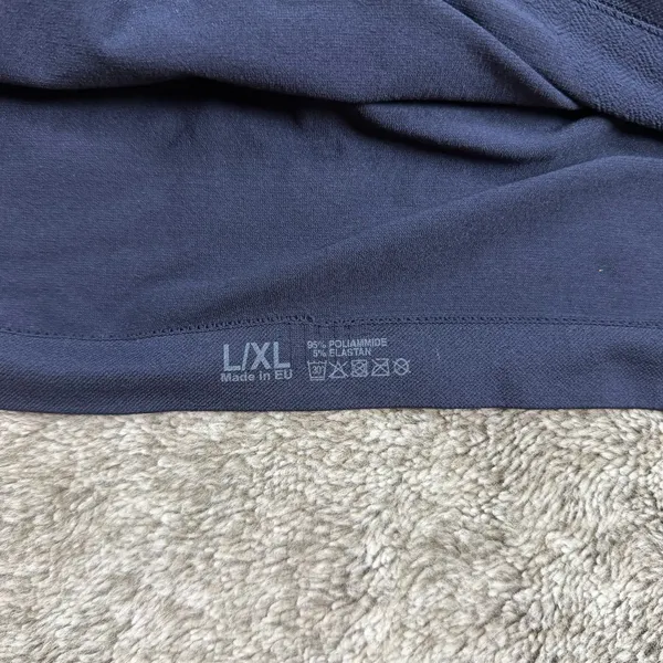 Victorias Secret Seamless Tee Women's L/XL Navy - Image 3