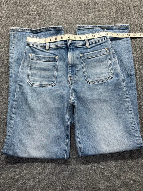 Madewell Light Blue Wide-Leg Jeans - Image 7