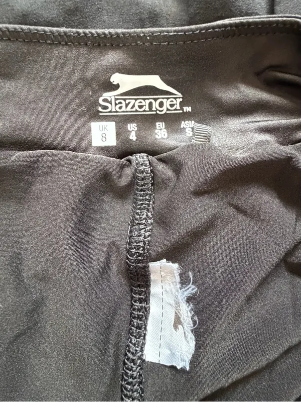 Slazenger Black Pleated Women’s Mini Skirt - Image 4