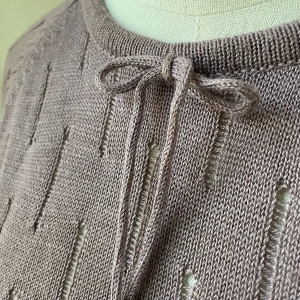Vintage 70s Foxmoor Mauve Purple Sweater XS - Image 5