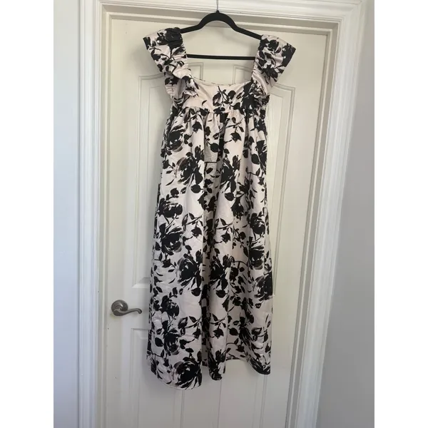 Future Collective x Reese Blutstein Floral Ruffle Maxi Dress -‎ Size S - Image 2