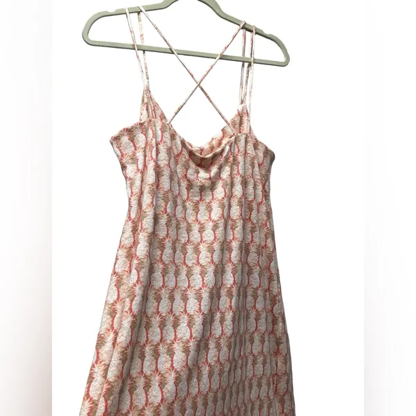 Tommy Bahama Resortwear Pineapple Print sundress Coral Size Medium - Image 5