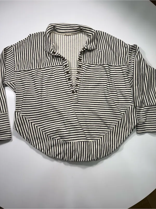 Anthropologie Pilcro 100% Cotton Henley Top - Image 2