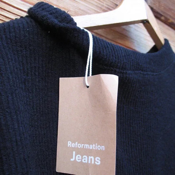 NWT Reformation Cropped Ribbed Pullover Top - Image 10