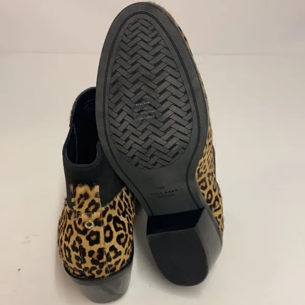 Cole Haan‎ Gia Leopard print calf hair Bootie size 7 1/2B A1 - Image 12