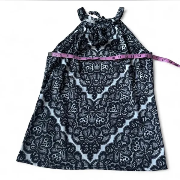 The Limited Y2K black and white lace top - Image 3
