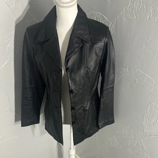 Wilsons Leather ,Genuine Leather Jacket XS – Classic Black, Excellent Condition - Image 8