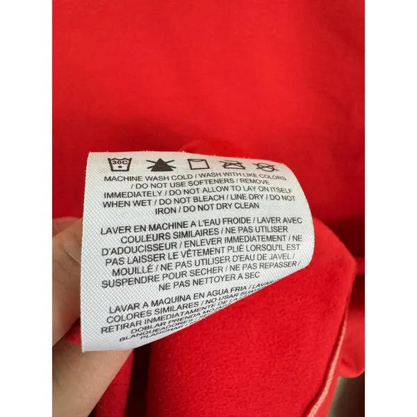 Nike Pro Womens Red Long Sleeve Performance Base Layer Top Thumbholes Medium - Image 7