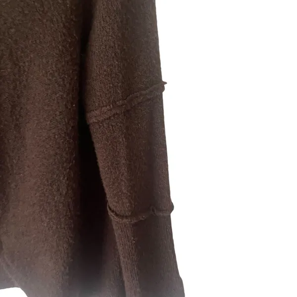 True Grit Women's Size Large Brown Chunky Button Hippie‎ Knit Sweater - Image 4