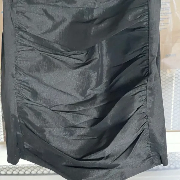 Mystic Black Dress Strapless Y2K - Image 6