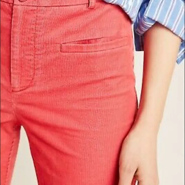 ✨ Anthropologie The Essential Corduroy Cropped Flare Pants✨ - Image 4