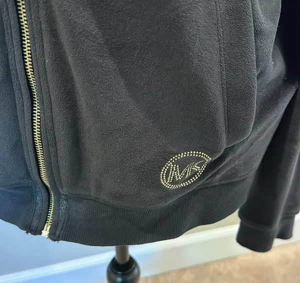 Michael Kors velvet hooded jacket - Image 3