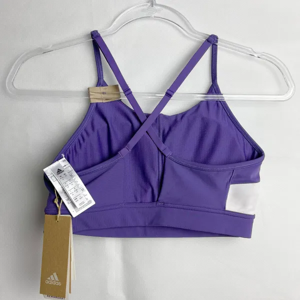 Adidas Purple Sports Bra - Image 2