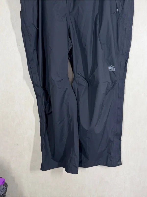 REI Co-op Women’s Peak2.5L Rainier Shell Pants Waterproof Hiking Black 3XL Short - Image 6
