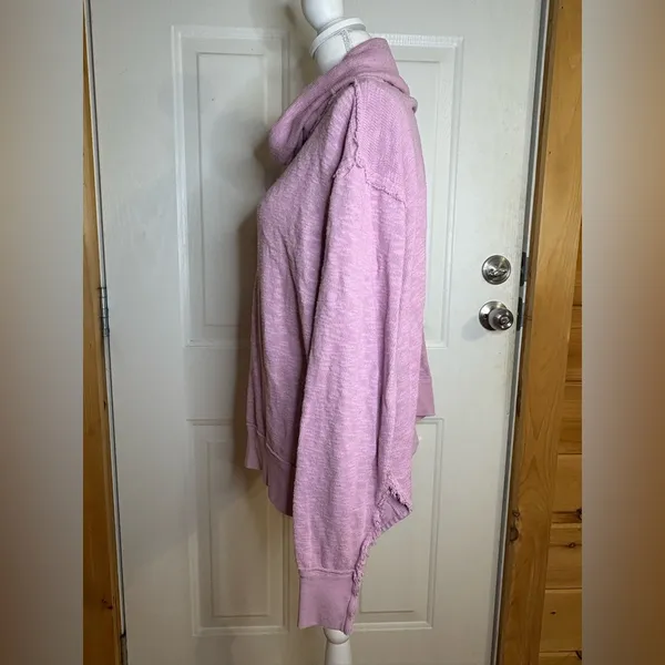 We The Free Pink/Lavender Timmy TurtleNeck Sweater size XS oversized - Image 3