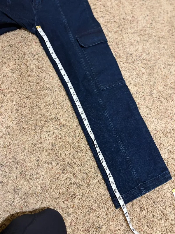 Driftwood Annabel Cargo Stretch Jeans Dark Wash - Image 14