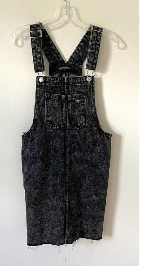 Wild Fable Raw Hem Jumper Skirt Black Gray Size Small - Image 3