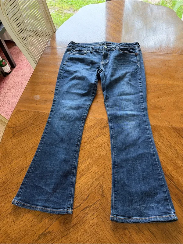 American Eagle Y2K Low Rise Skinny Kickboot jeans - Image 7
