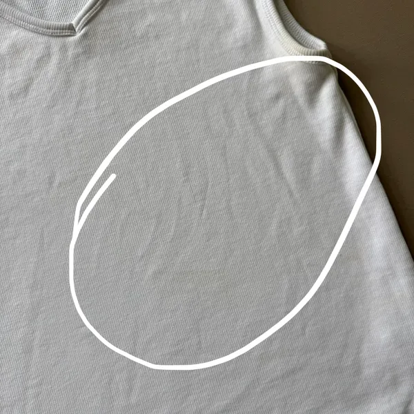 Zara Ribbed V-Neck Tank - Image 3