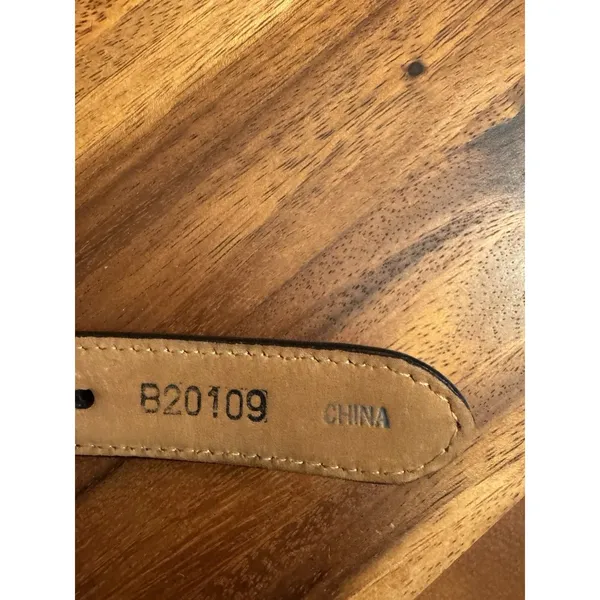 Onyx Brighton Women’s Braided Black Leather Belt L/34 - Image 12
