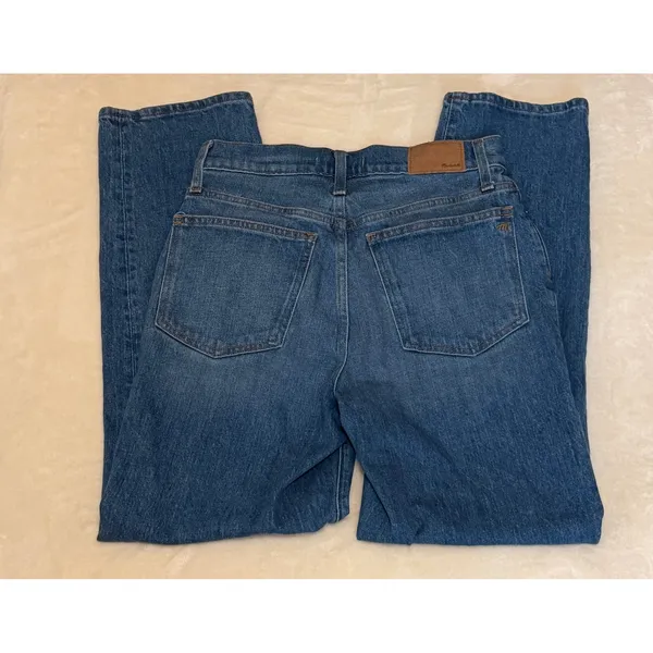 Madewell Perfect Vintage Straight Jeans 26 Blue High Rise Stretch Denim Women's‎ - Image 4