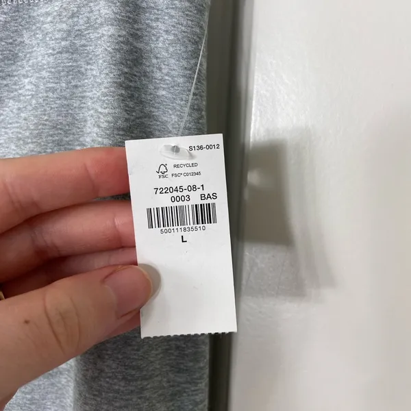 NEW Old Navy women’s cloud+ go-dry medium gray soft‎ stretch high waist leggings - Image 2