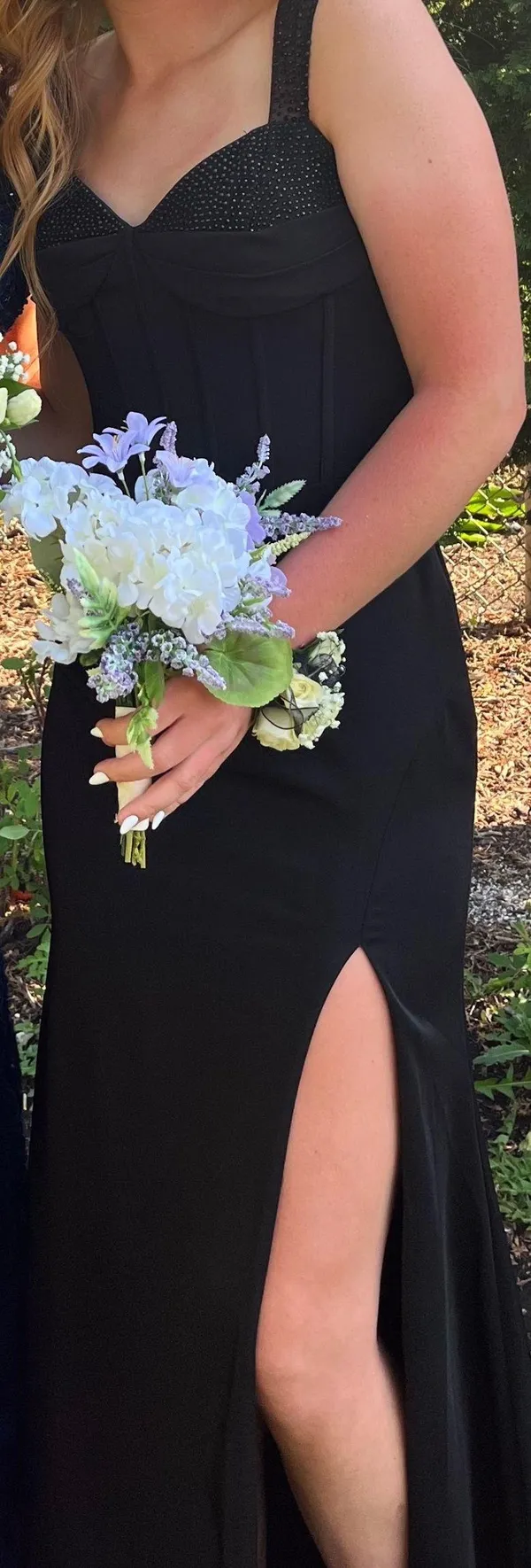 Black Maxi Dress Size 8 - Image 2
