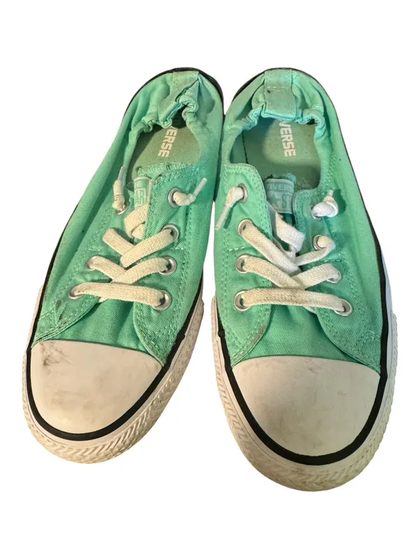 Converse Chuck Taylor All Star Shoreline Mint Green Slip-On Sneakers Size 9.5 - Image 3