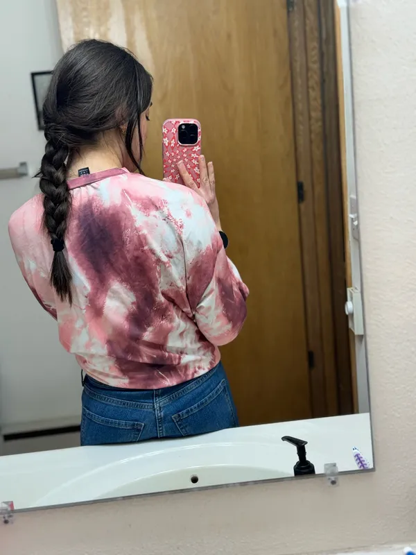 Shein Tie-Dye Tee Oversized - Image 3
