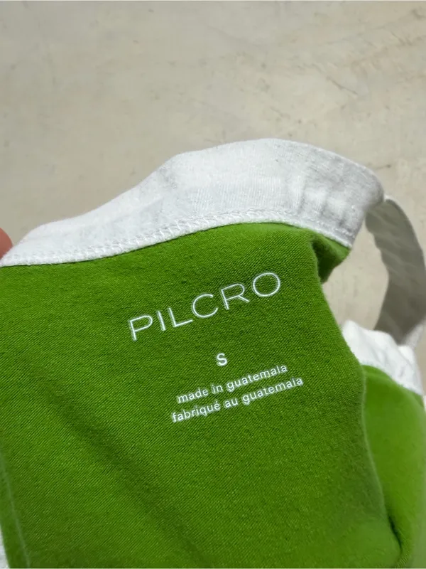 Pilcro Green & White Tank Top small - Image 9