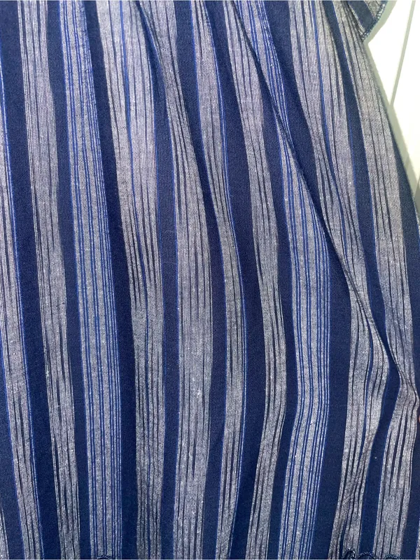 Lulu's Navy and Black Striped Halter Maxi Dress - Image 7