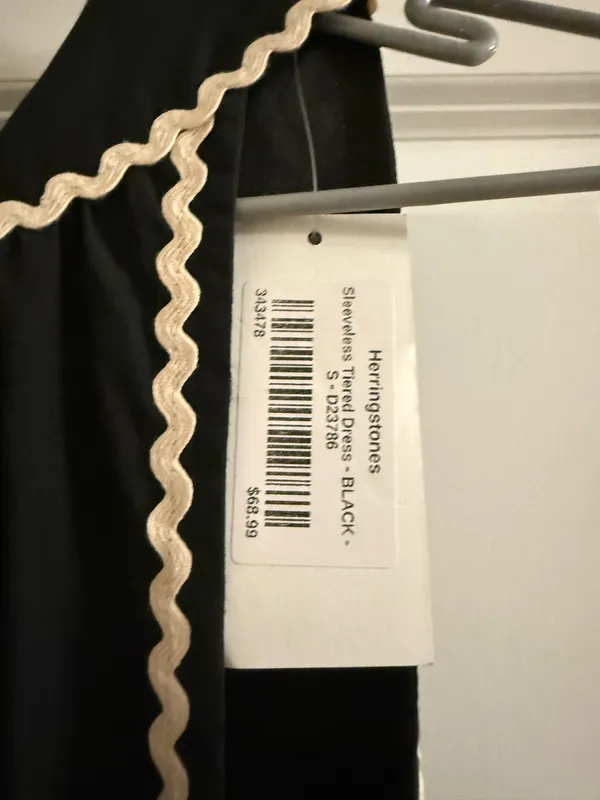 herringstones sleeveless tiered dress - Image 3
