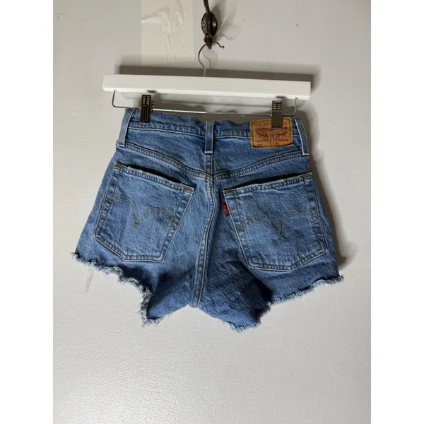 Levi's 501 cut‎ off jean shorts size 24 - Image 2