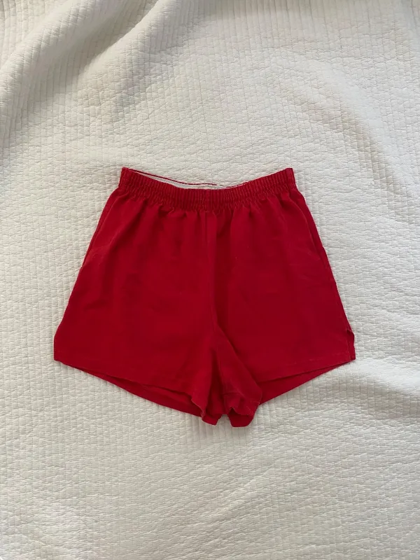 Red vintage y2k Soffe shorts - Image 5