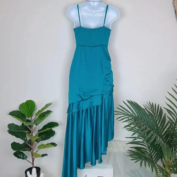 Bellevue the Label Royal Blue Malia High Low Maxi Dress Small - Image 4