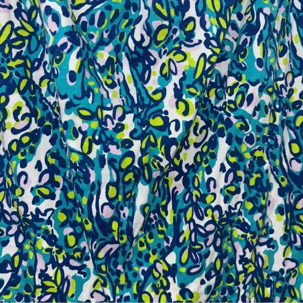 Lilly Pulitzer Windsor strapless dress in the "Sea Blue It's a Stretch" - Image 2