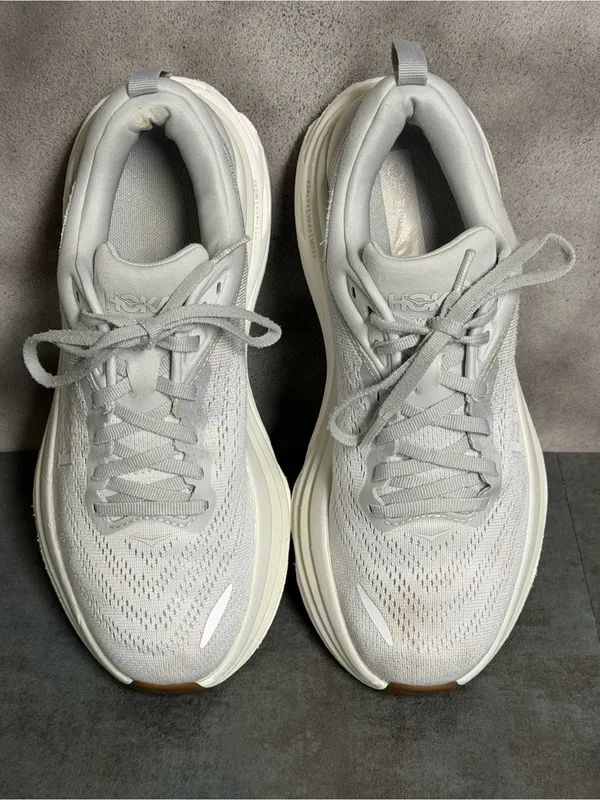 Hoka One One Bondi 8 Women’s Running Shoes Lunar Rock/Nimbus Cloud Size 9B - Image 8