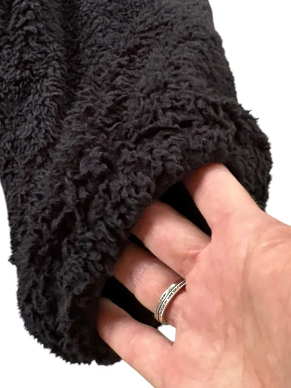Lululemon Warmth Restore Sherpa Funnel Neck Pullover Black Size - Image 8