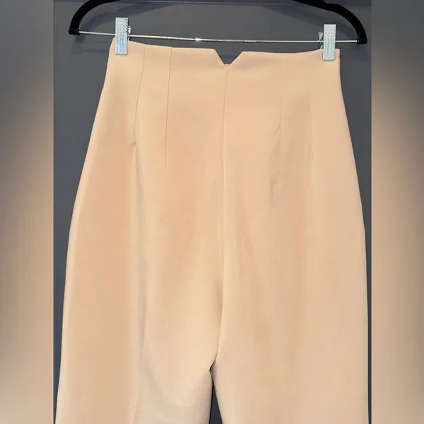 Zara Tan High Waisted Pants - Image 5