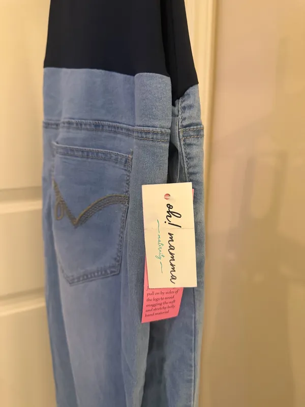 Oh mamma maternity pant Blue Size XXL - Image 2