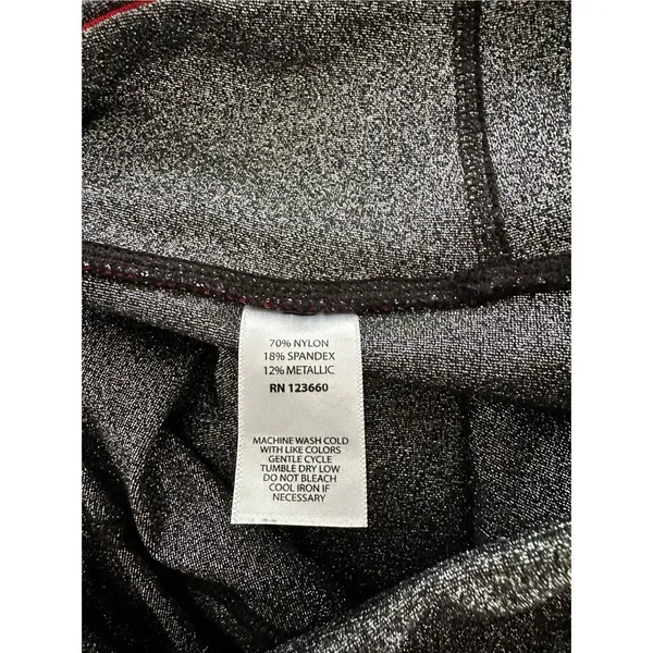 Pure Barre Women’s Medium Splits 59 Glitter Workout Pants - Image 5