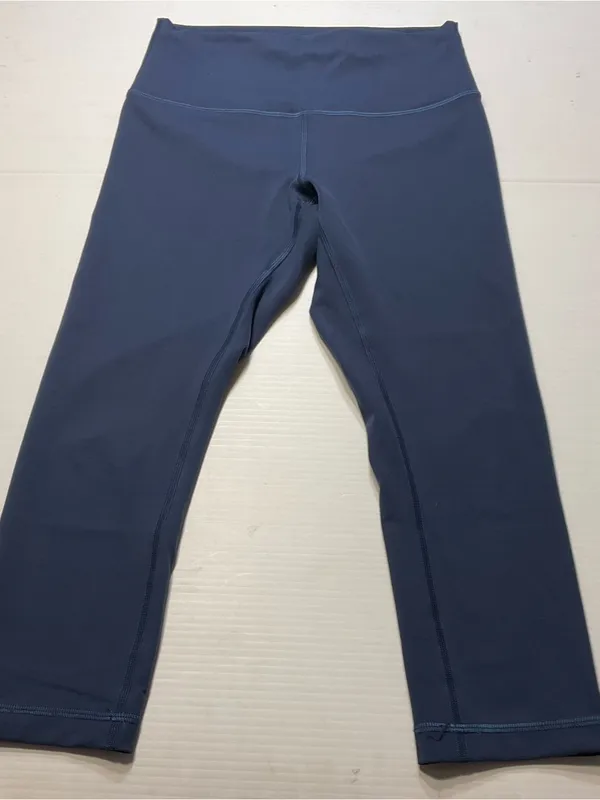 Lululemon Wunder Train High-Rise Crop 21" Regatta Blue Sz 8 - Image 2