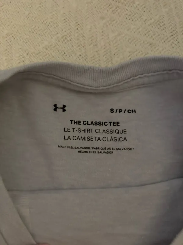 Under Armour Light Grey Tee - Image 2