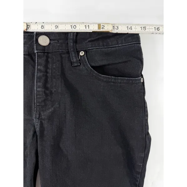 Wrangler Womens Bootcut Jeans Black Denim Mid Rise 5 Pocket Size 25x26 - Image 4