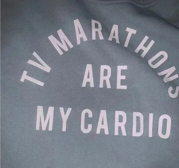 Fifth Sun TV MARATHONS ARE MY CARDIO Sweatshirt - Image 3