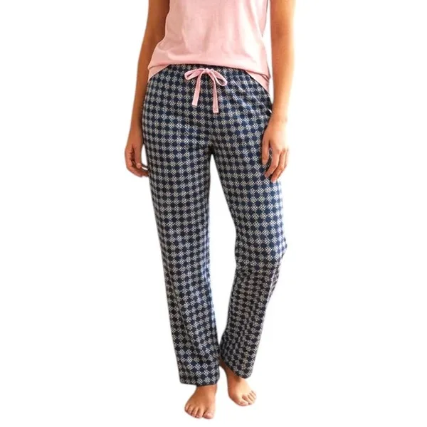 Vera Bradley Blue Kaleidoscope Medallions Print Tie Waist Pants, XL - Image 2