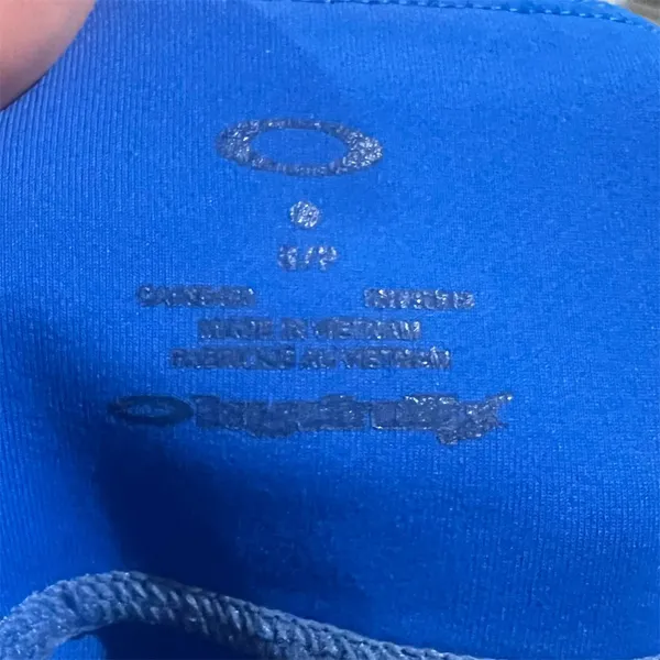 Oakley Women's Blue High-Rise 7/8 Leggings with Pockets Size S - Image 3