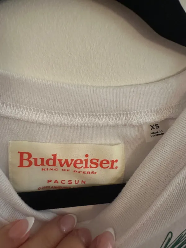 Budweiser Baby Tee PacSun - Image 3